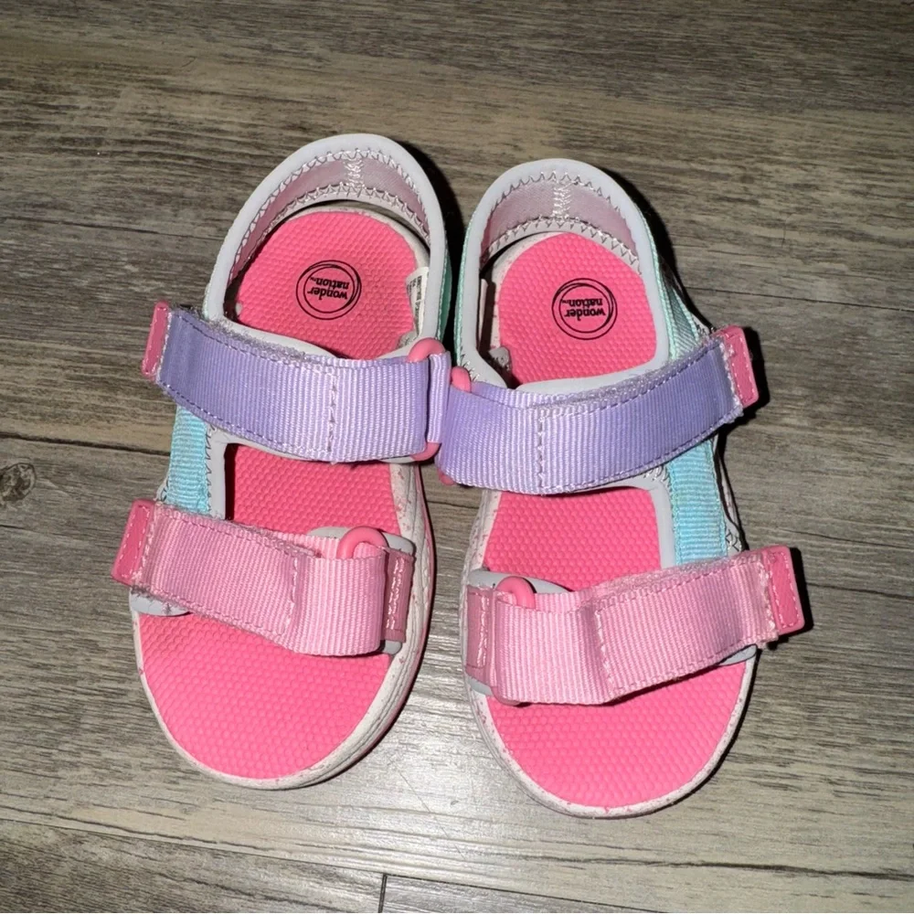 🎀3/$23🎀 Wonder Nation Pastel Kids Sandals